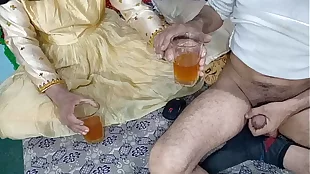 indian newly married bride anal fucked with smart dildo after healthy juice