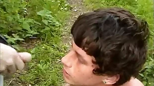 Two Twinks Fuck In The Woods